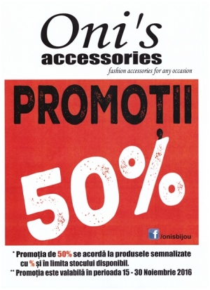 Black weekend Oni's accessories