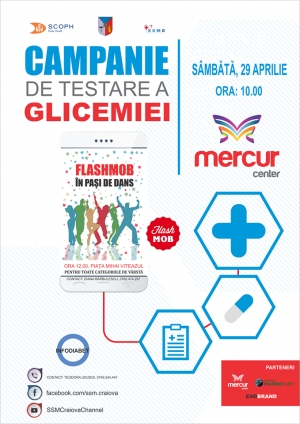 Campanie de testare gratuit  glicemia: 29 aprilie