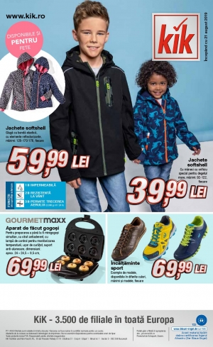 KIK - produsele lunii august 2019