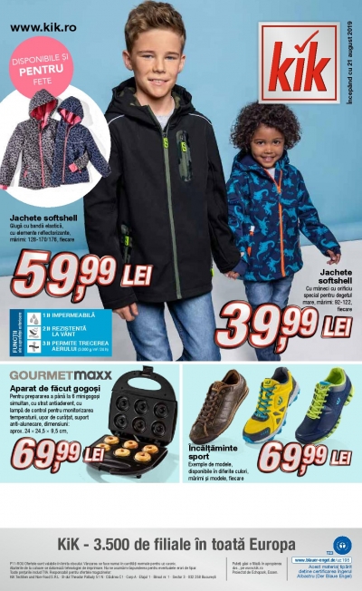 KIK - produsele lunii august 2019