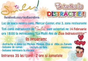 Smile: petrecerea &ldquo;La multi ani de Ziua &Icirc;ndrăgostiţilor!&rdquo;