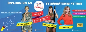 Mercur Center &icirc;mplinește un an și te sărbătorește pe tine!